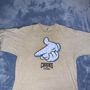 Crooks and Castles grey‎ t-shirt men Size 3XL